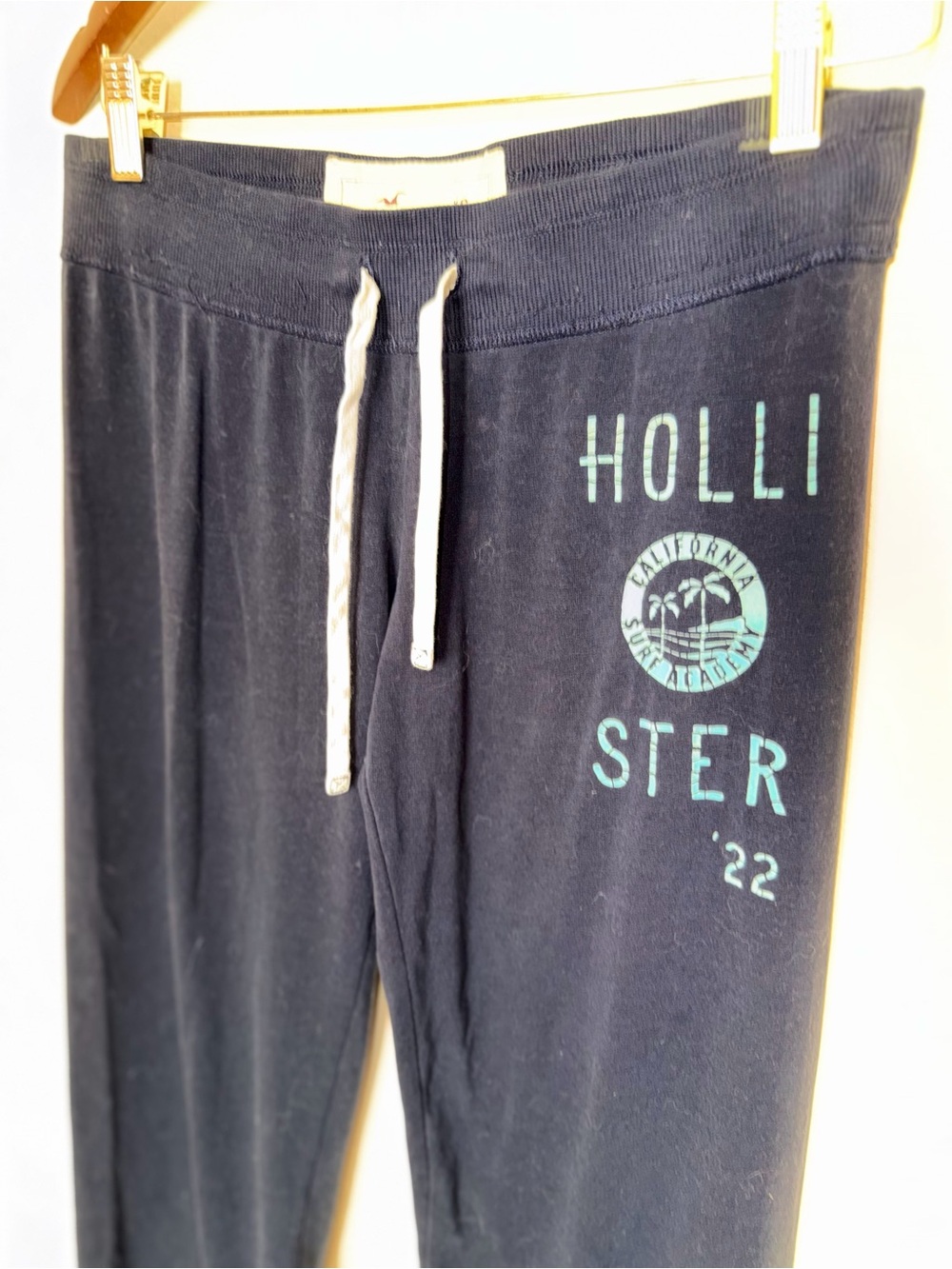 Vintage Y2K Hollister Navy Sweatpants - Picture 10 of 14